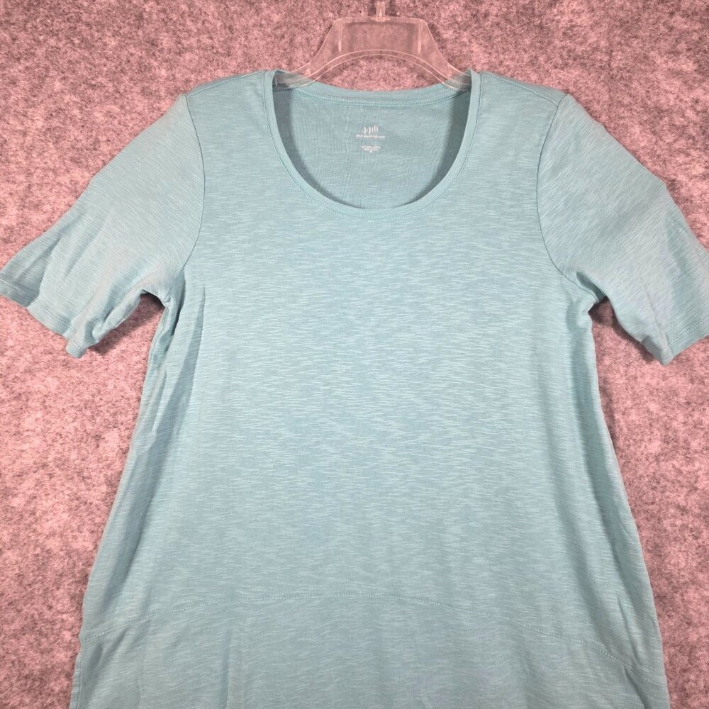 J. Jill Women's Knit Pullover Tunic Top Blue Size M - Picture 2 of 6